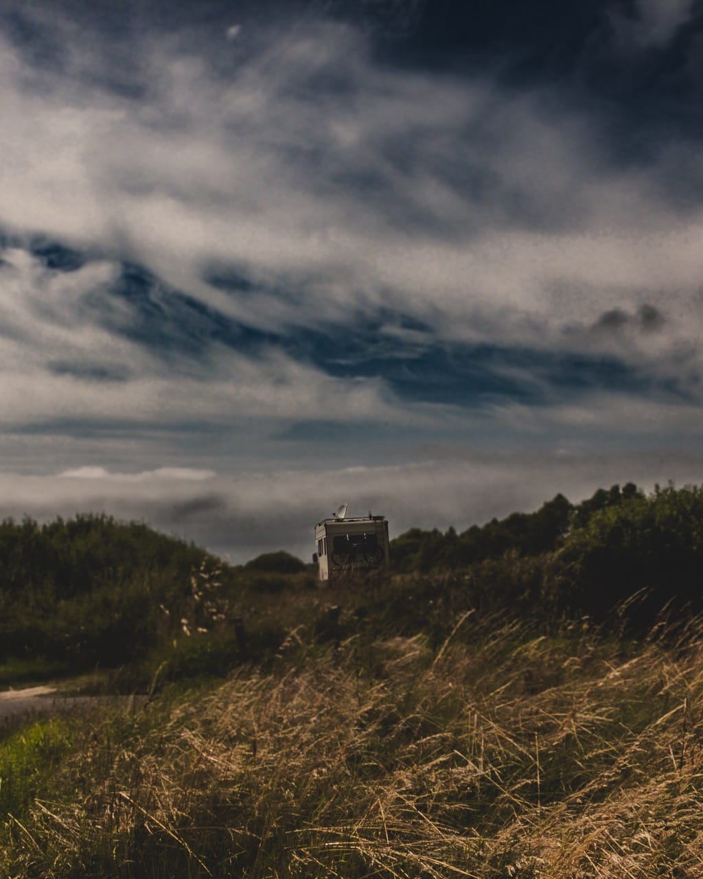 Paysage de Tronoen, Finistère. Vanille. Photo prise avec un Fujifilm X30.