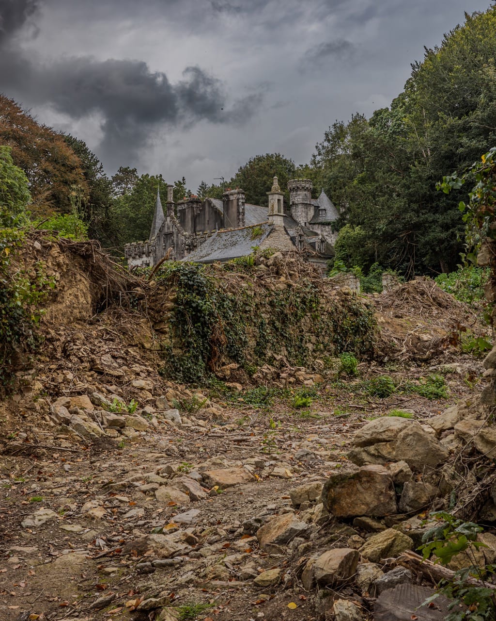 Quimper Locmaria, chateau de Poulguinan. Photographie réalisée à l’aide d’un Ricoh GR3X